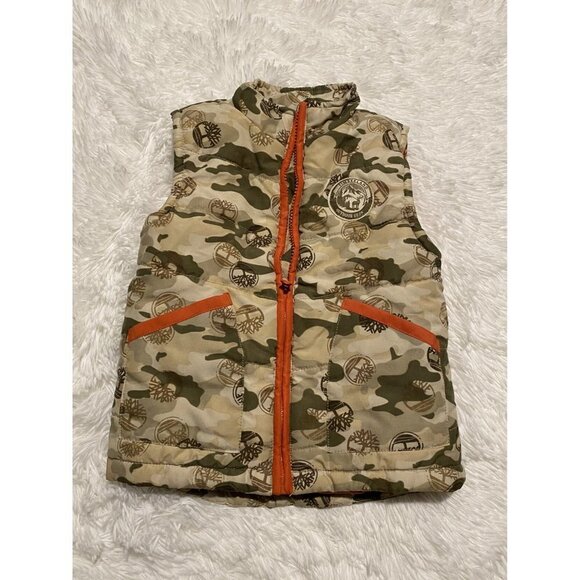Timberland Logo Puffer Vest Toddler Size 3T - Picture 1 of 7